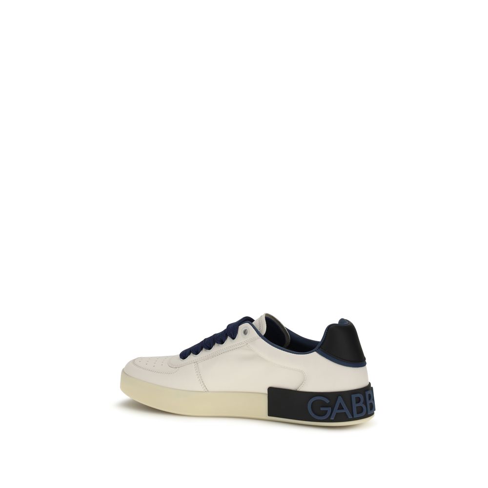 Dolce & Gabbana Multicolor Calf Leather Bos Taurus Low Top Sneakers - immagine 3