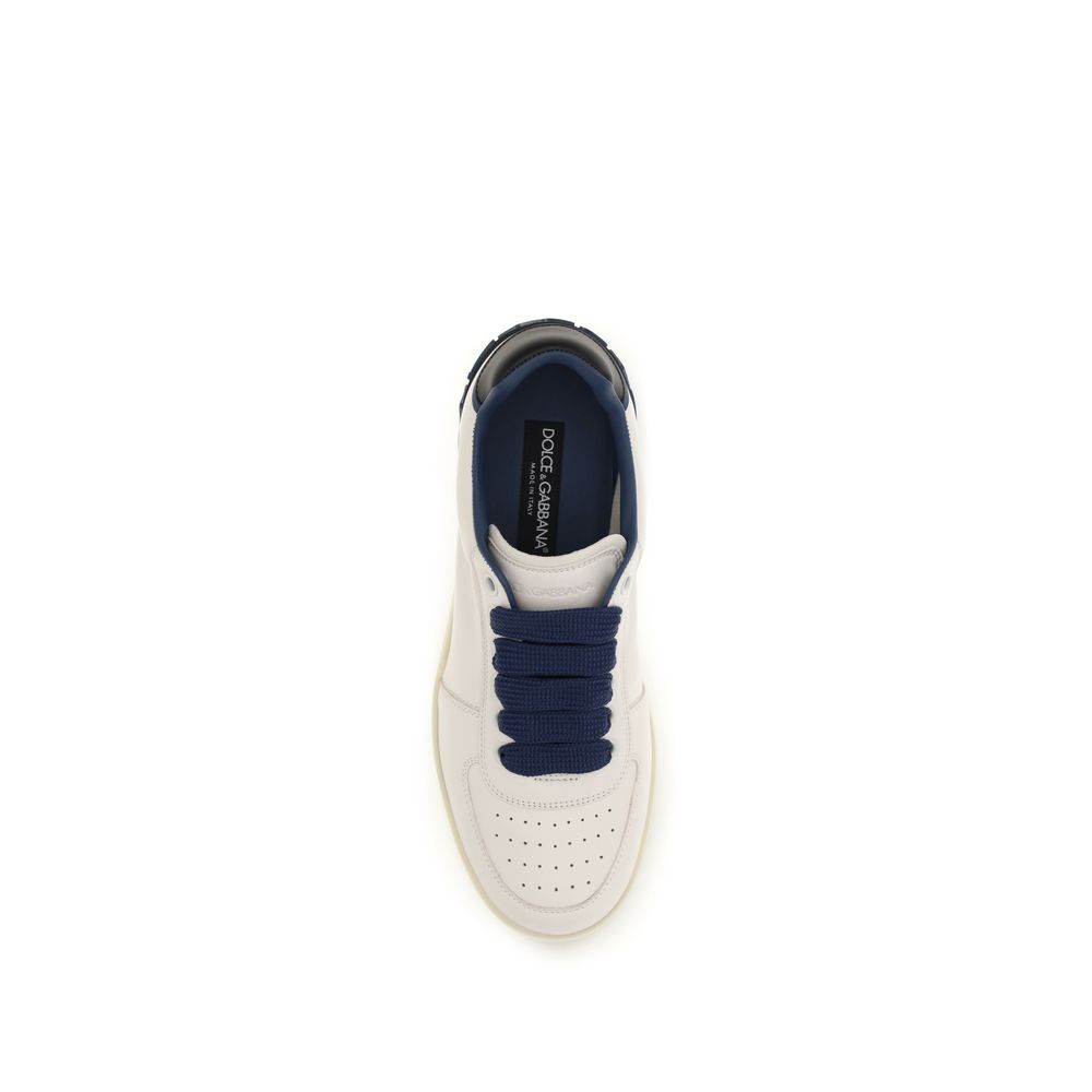 Dolce & Gabbana Multicolor Calf Leather Bos Taurus Low Top Sneakers - immagine 4