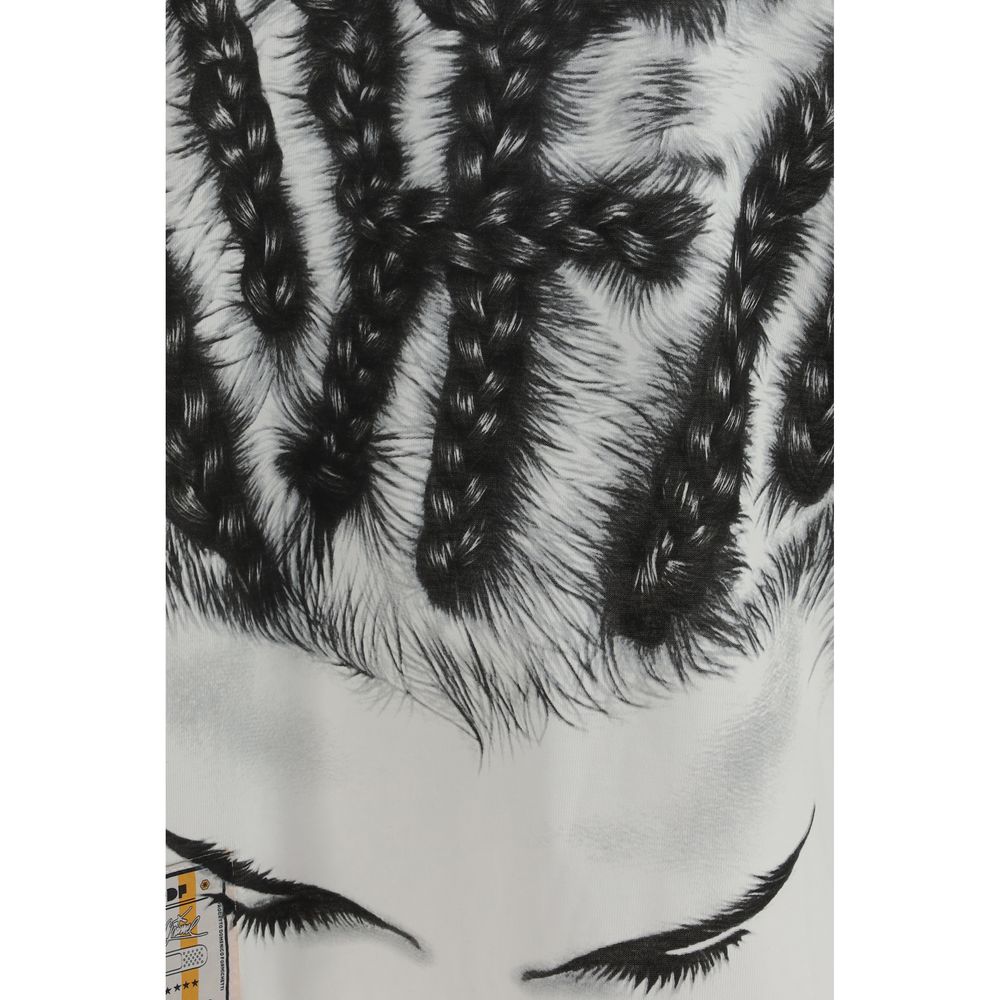 PDF Channel White Cotton T-Shirt - immagine 3