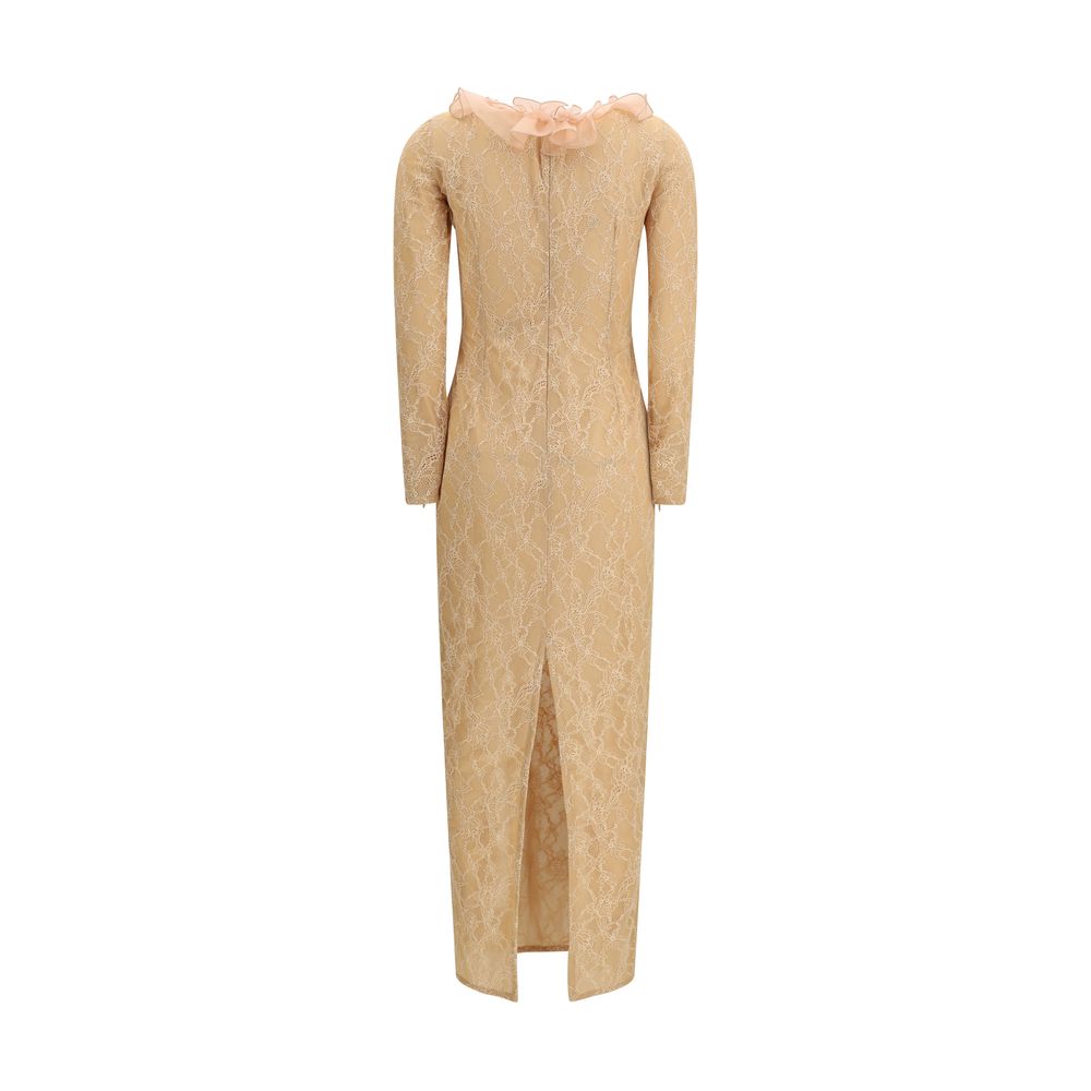 Alessandra Rich Multicolor Polyamide Cocktail Dress - immagine 2