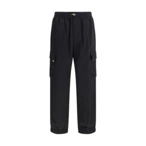 Fendi Black Polyamide Cargo Pants