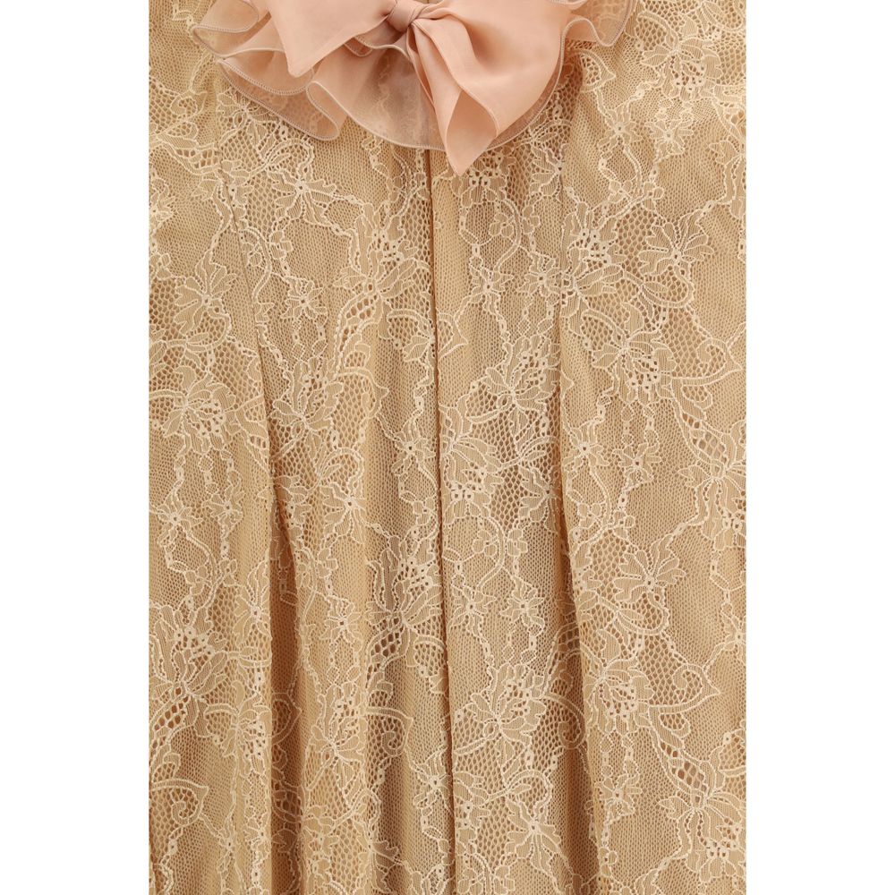 Alessandra Rich Multicolor Polyamide Cocktail Dress - immagine 3