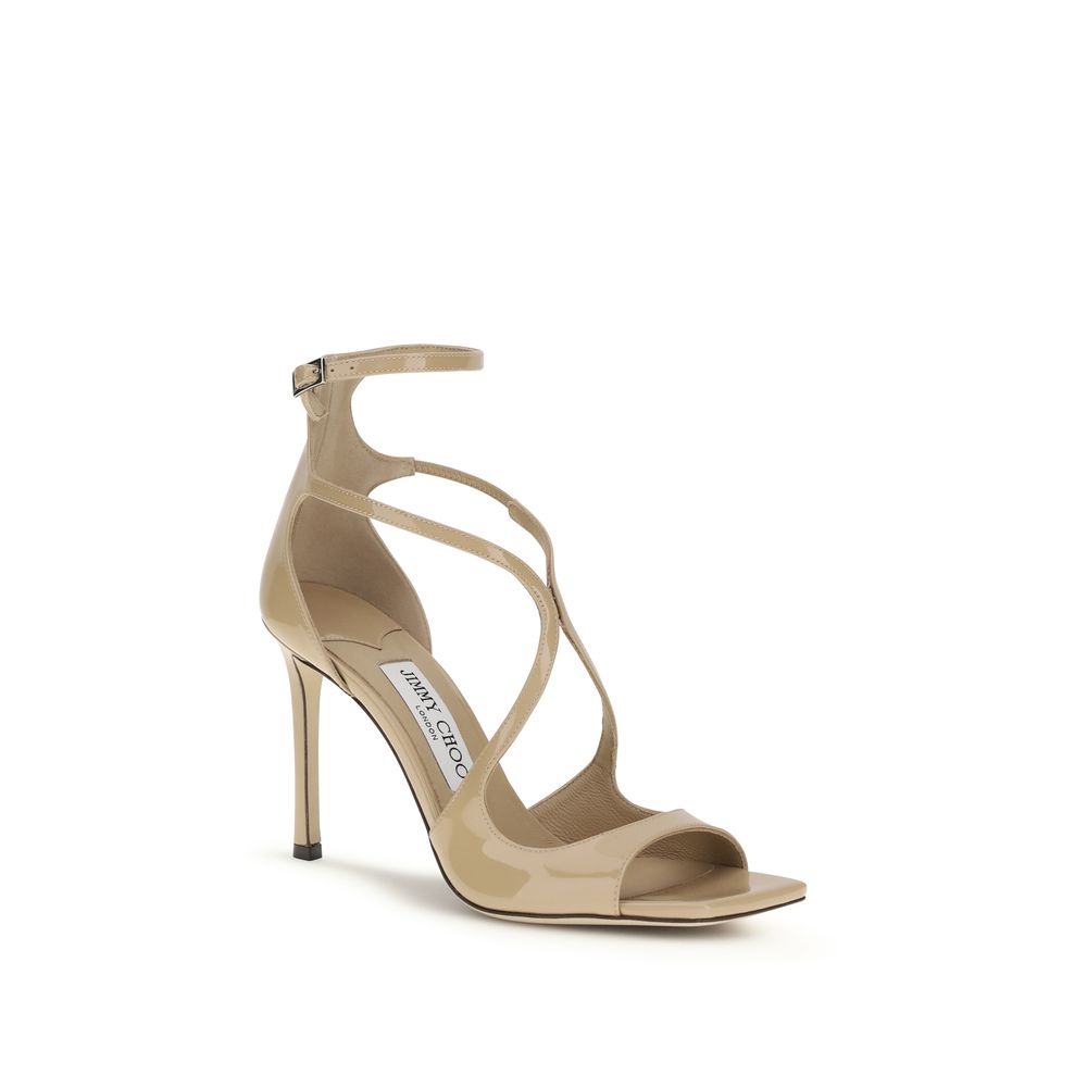 Jimmy Choo Multicolor Calf Leather Bos Taurus Stiletto Heel Sandals - immagine 2