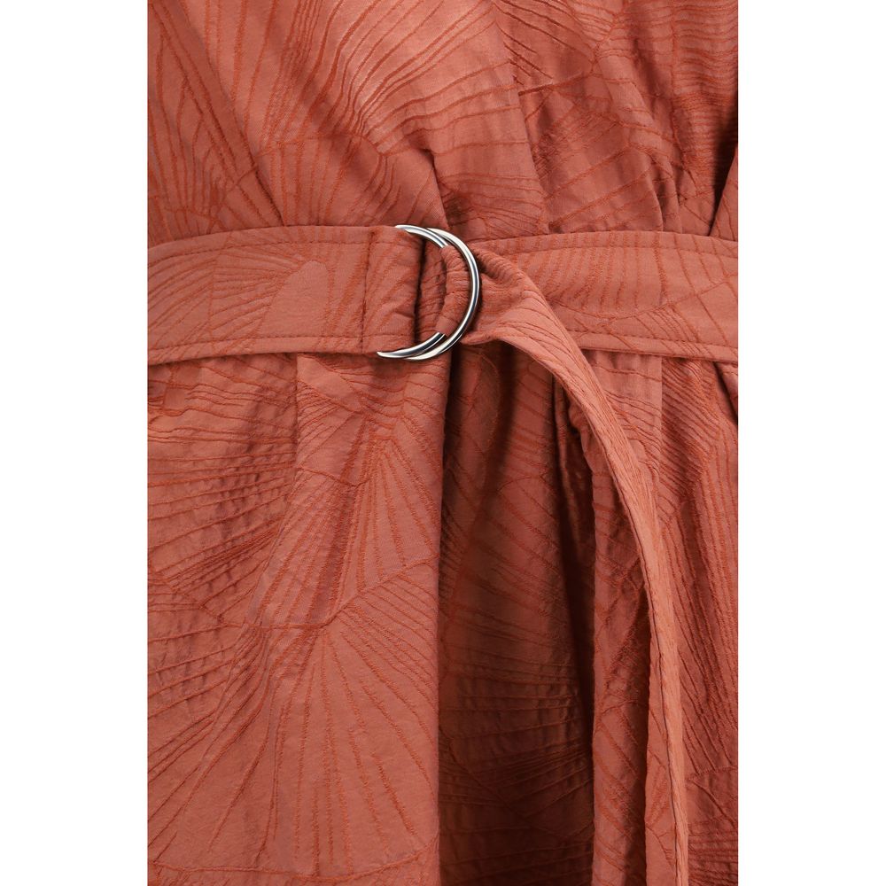 Brunello Cucinelli Multicolor Cotton Casual Dress - immagine 3
