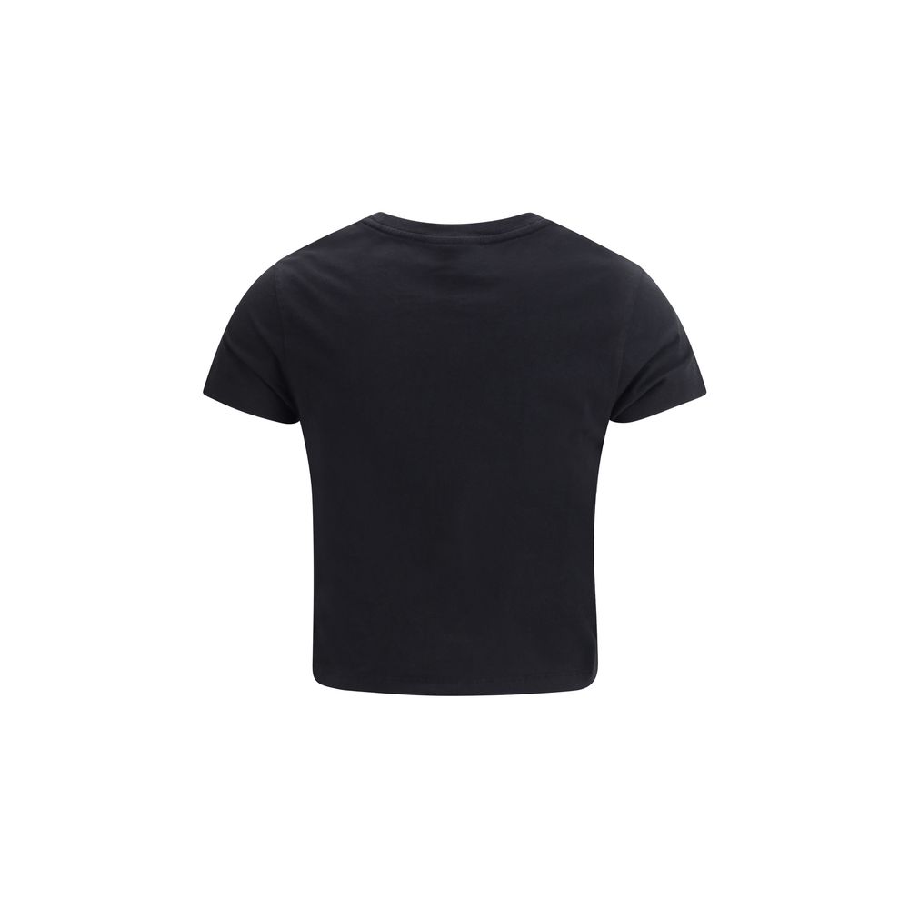 Maison Kitsuné Black Cotton T-Shirt - immagine 2