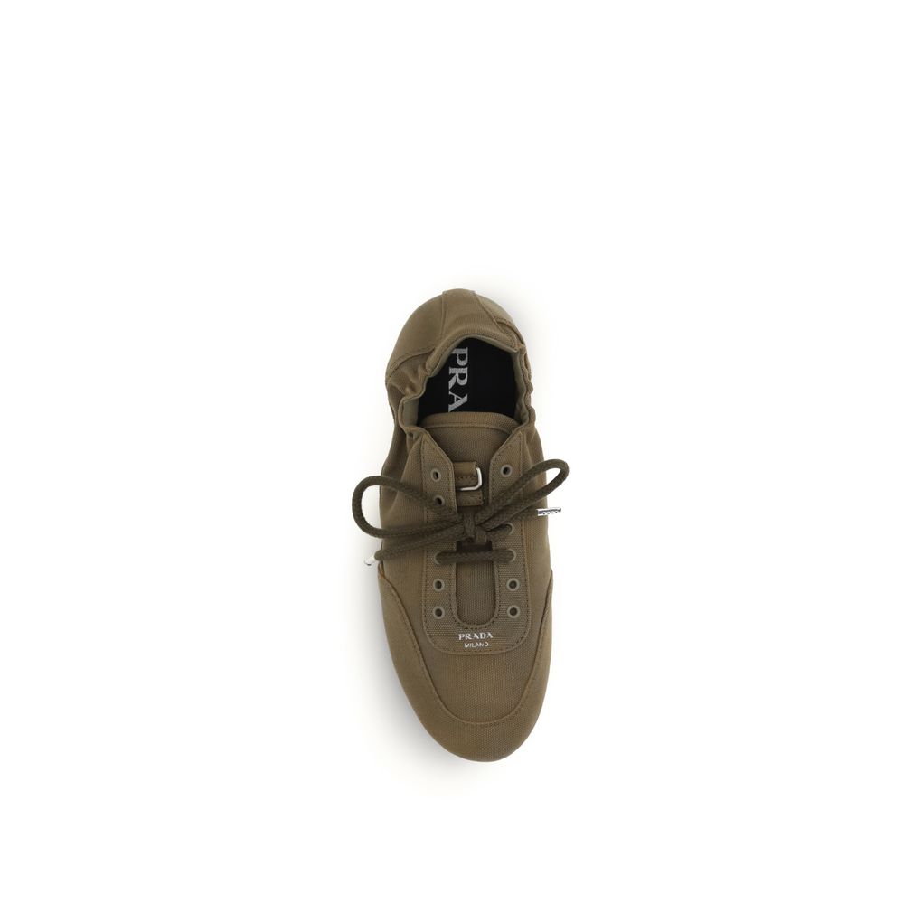 Prada Bicolor Cotton Athletic Sneakers - immagine 4