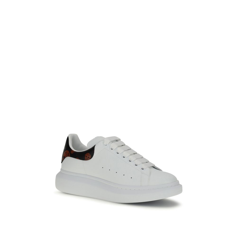 Alexander McQueen White Calf Leather Bos Taurus Low Top Sneakers - immagine 2
