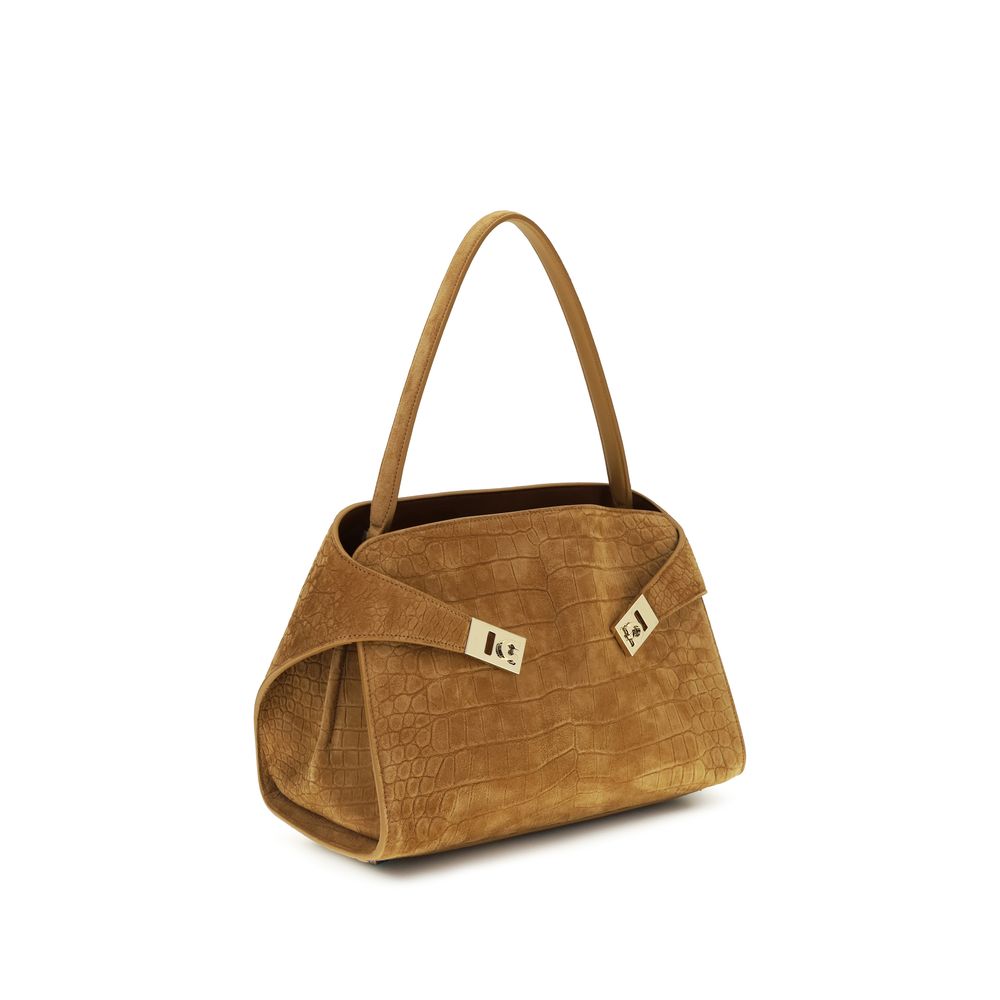Ferragamo Beige Goatskin Shoulder Bag - immagine 2
