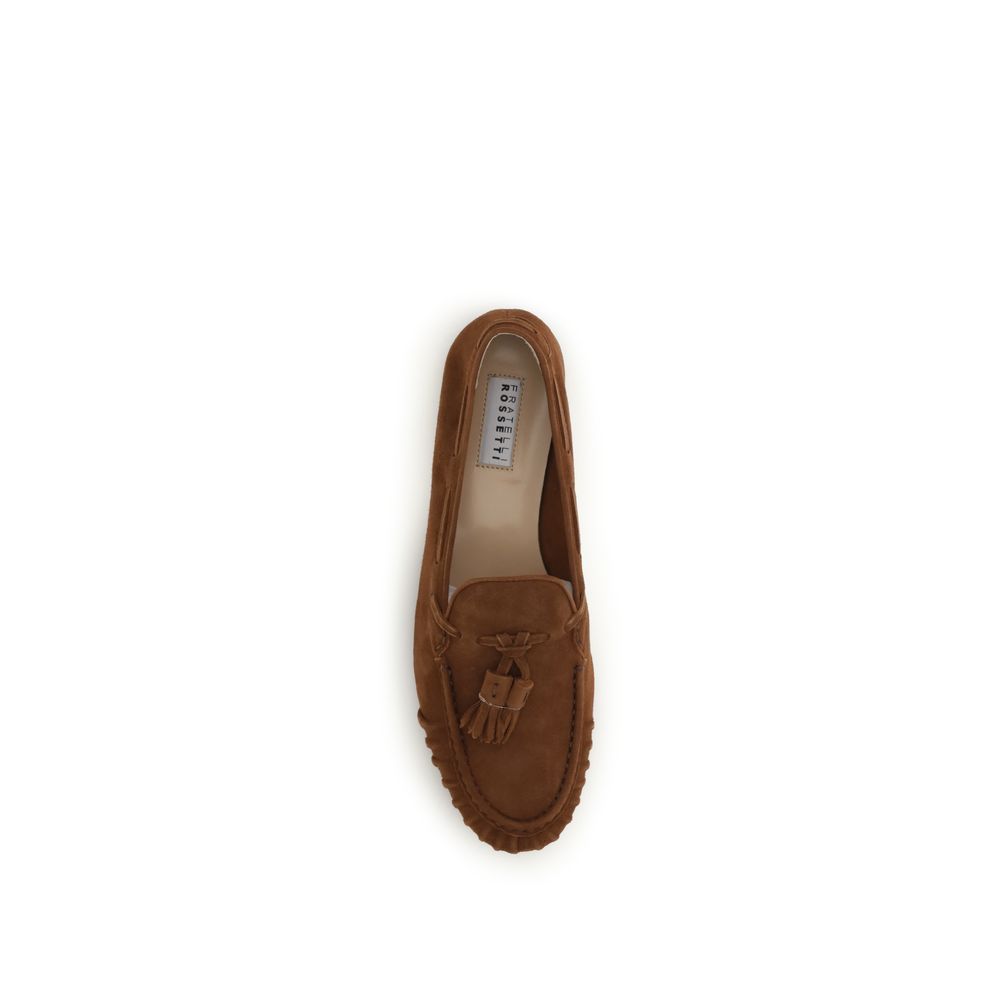 Fratelli Rossetti Brown Calf Leather Bos Taurus Slip-On Loafers - immagine 4
