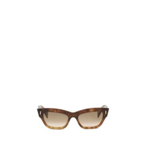 Alexander McQueen Brown Acetate Sunglasses