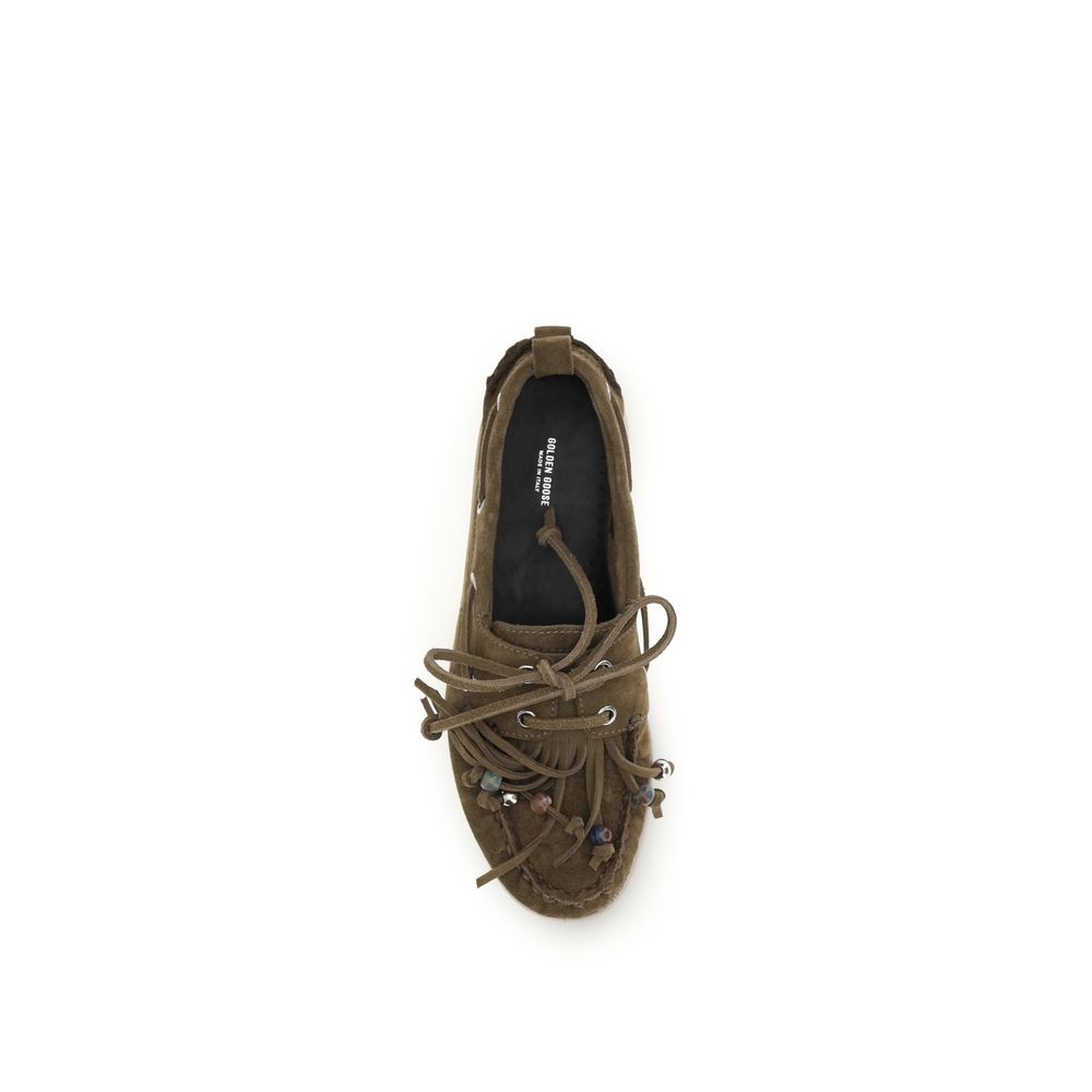Golden Goose Bicolor Calf Leather Bos Taurus Slip-On Loafers - immagine 4