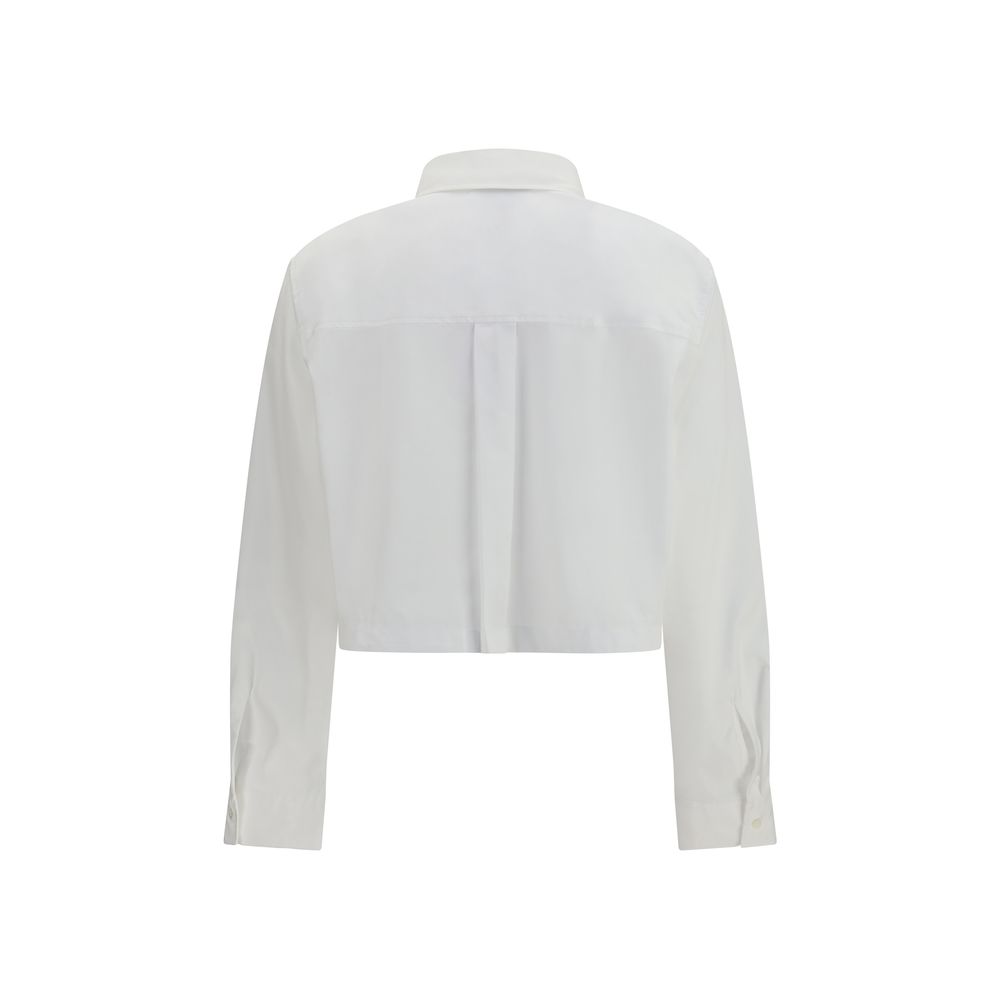 Maison Kitsuné White Cotton Blouse - immagine 2