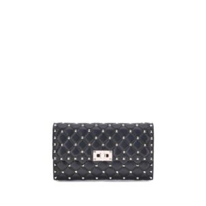 Valentino Garavani Black Lamb Ovis Aries Aries Shoulder Bag