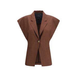 PINKO Brown Viscose Jacket