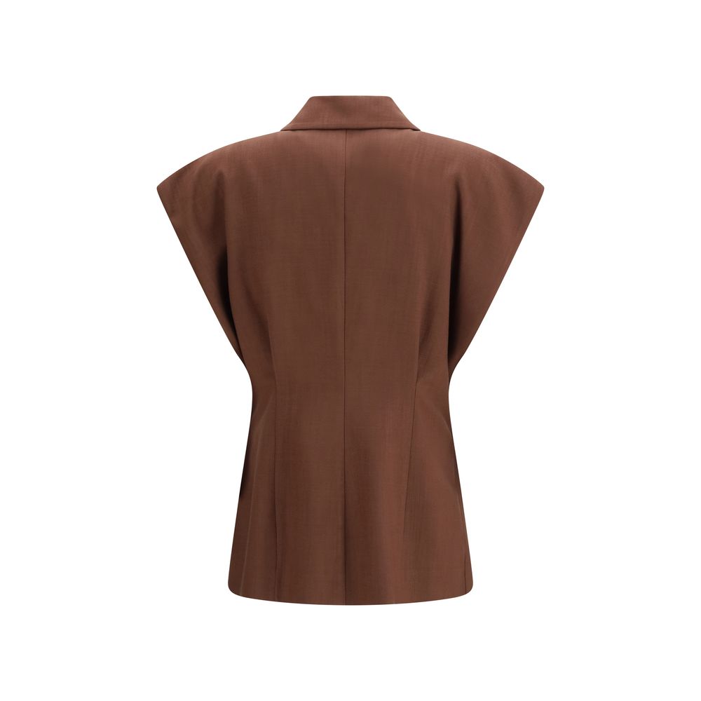 PINKO Brown Viscose Jacket - immagine 2