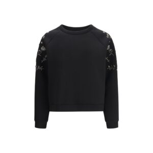 Max Mara Black Polyester Sweatshirt