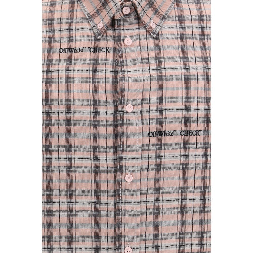 Off-White Multicolor Cotton Pattern Shirt - immagine 3