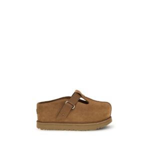 UGG Brown Calf Leather Bos Taurus Mules