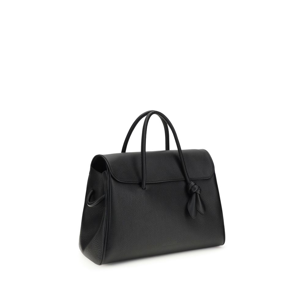 Jacquemus Black Calf Leather Bos Taurus Handbag - immagine 2