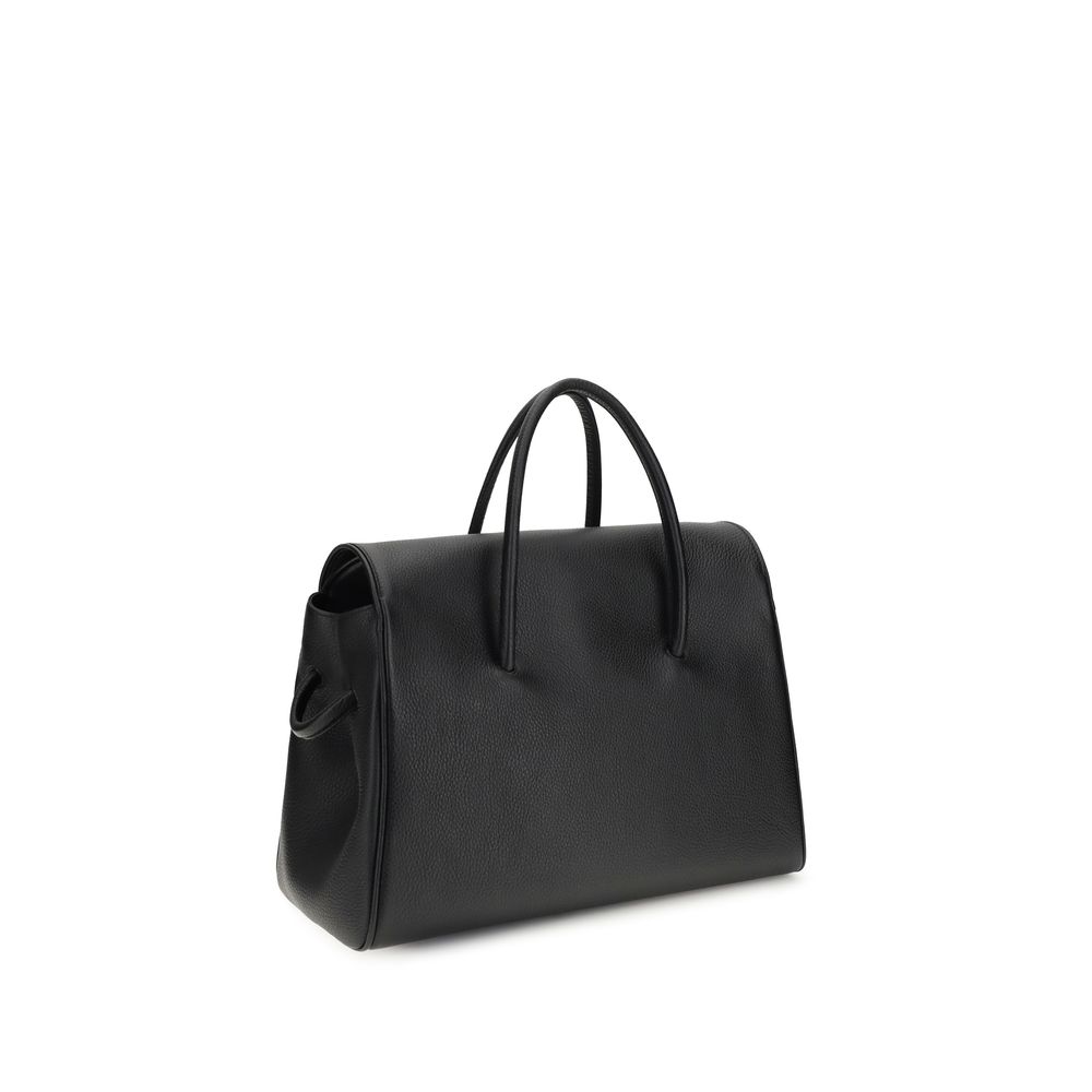 Jacquemus Black Calf Leather Bos Taurus Handbag - immagine 3