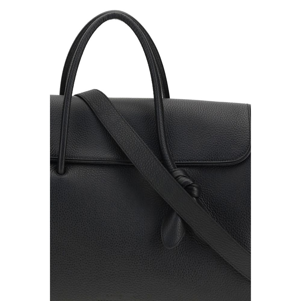 Jacquemus Black Calf Leather Bos Taurus Handbag - immagine 4