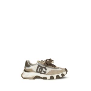 Dolce & Gabbana Multicolor Calf Leather Bos Taurus Athletic Sneakers