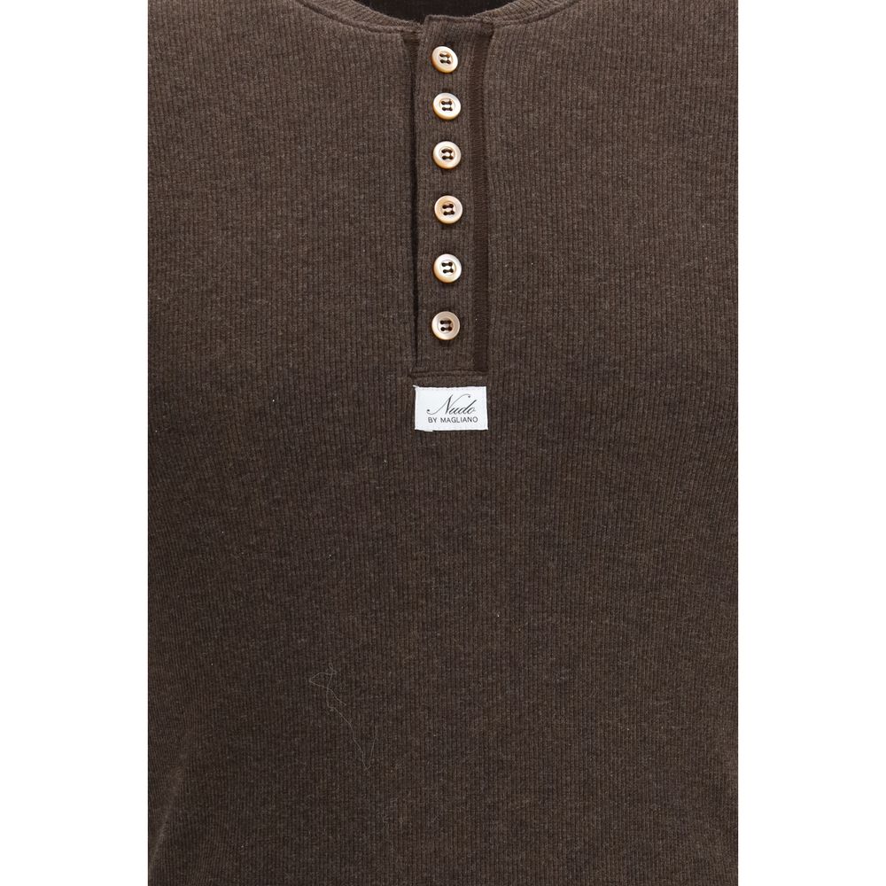 Magliano Brown Cotton T-Shirt - immagine 3