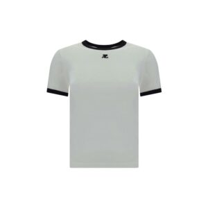 Courrèges White Cotton T-Shirt