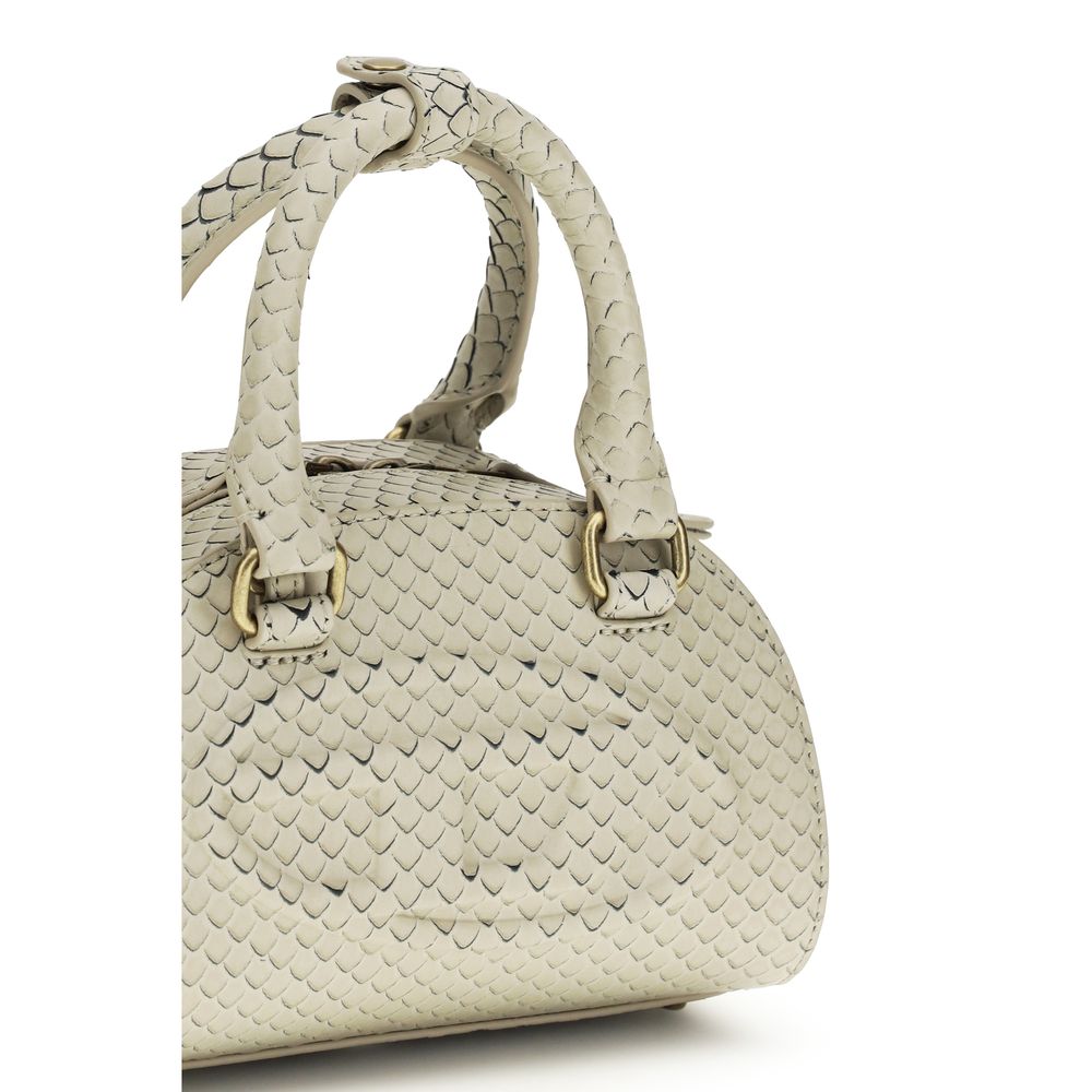 Diesel Beige Calf Leather Bos Taurus Handbag - immagine 4