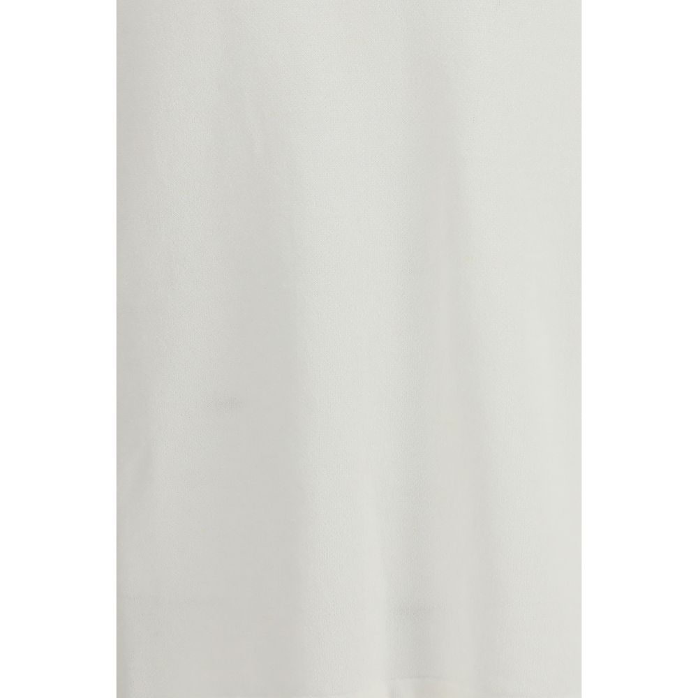 Lardini White Linen T-Shirt - immagine 3