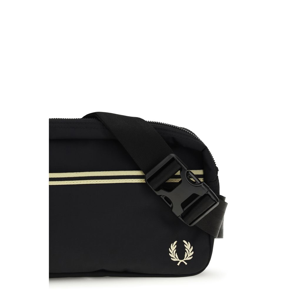 Fred Perry Black Recycled Polyamide Shoulder Bag - immagine 4