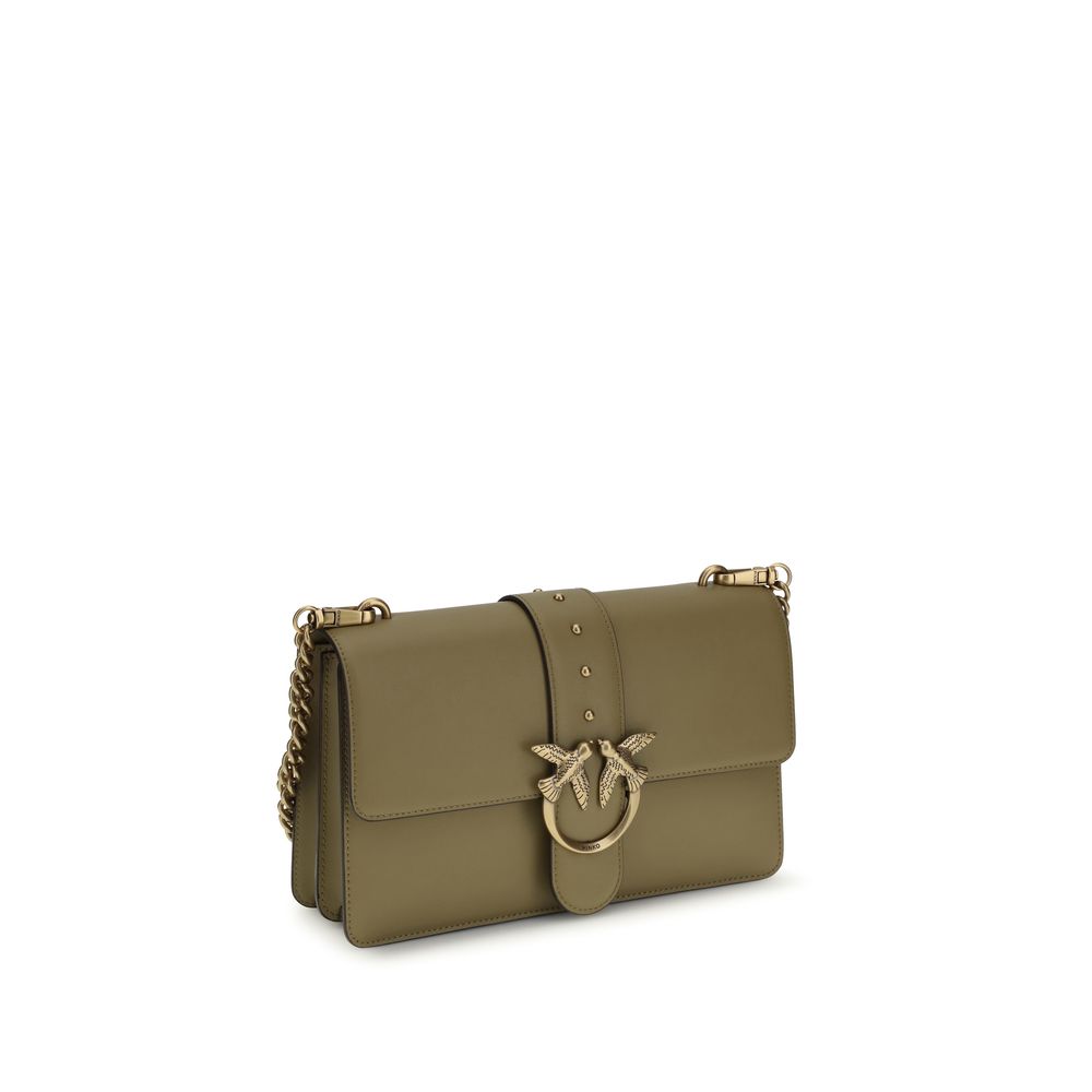 PINKO Bicolor Calf Leather Bos Taurus Shoulder Bag - immagine 2