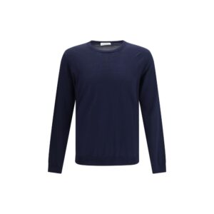 Roberto Collina Blue Cotton Sweatshirt