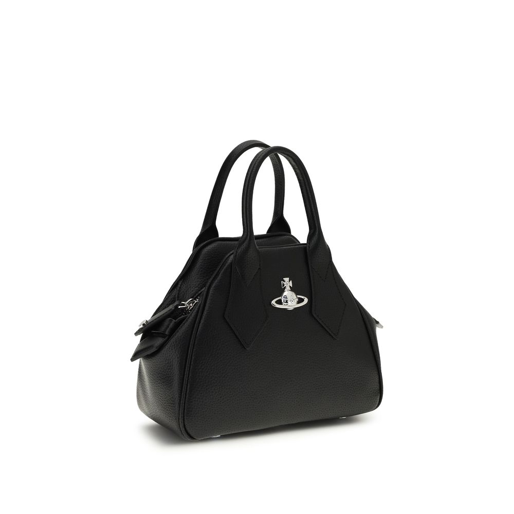 Vivienne Westwood Black Polyurethane Handbag - immagine 2