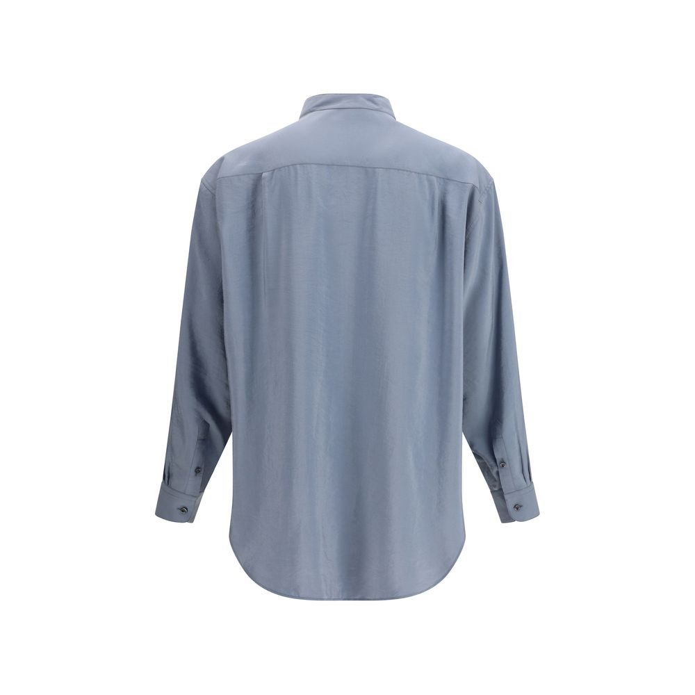 Giorgio Armani Gray Silk Shirt - immagine 2