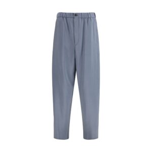Giorgio Armani Gray Silk Casual Pants