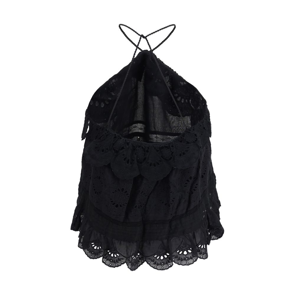 Marant Etoile Black Polyester Blouse - immagine 2