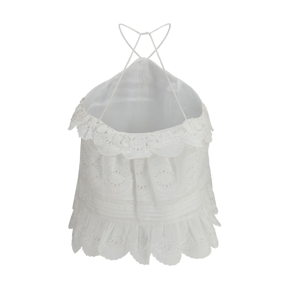Isabel Marant Étoile White Polyester Blouse - immagine 2