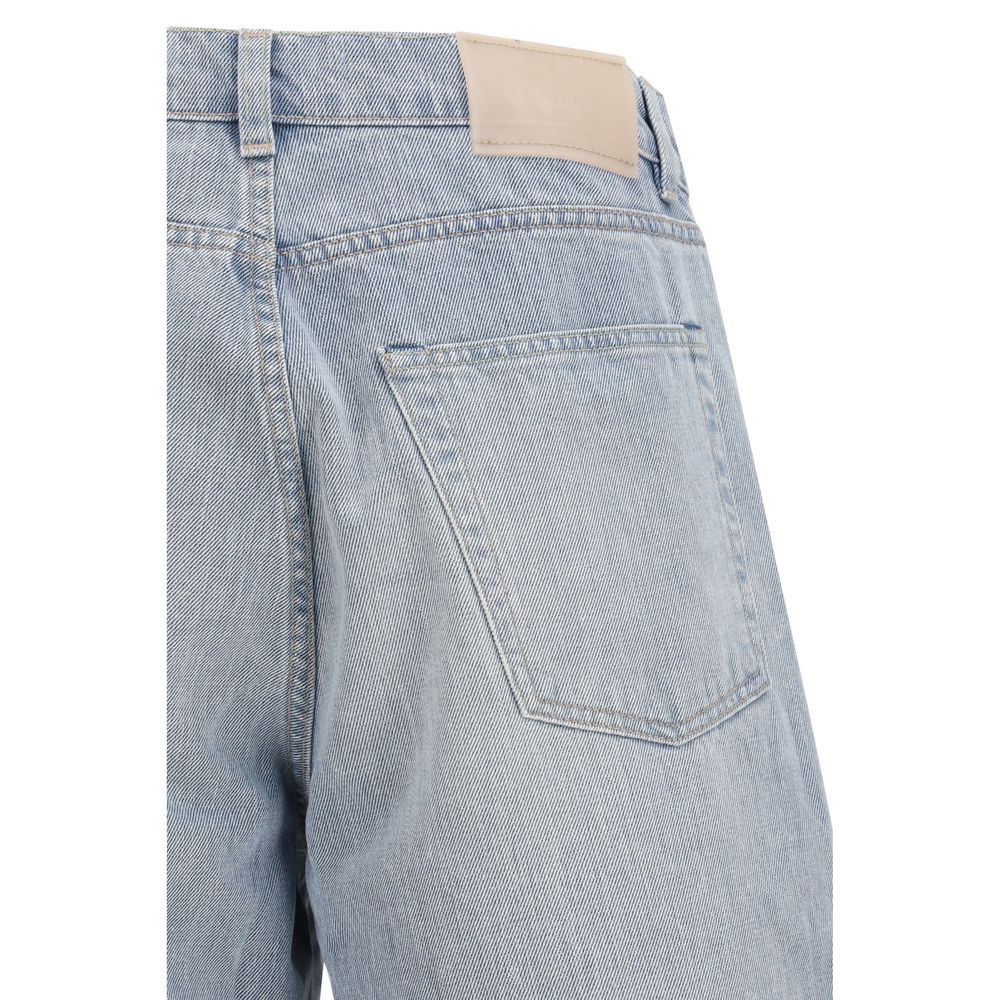 Our Legacy Blue Cotton High-Waisted Jean - immagine 3