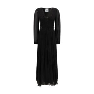 Marant Etoile Black Viscose Casual Dress