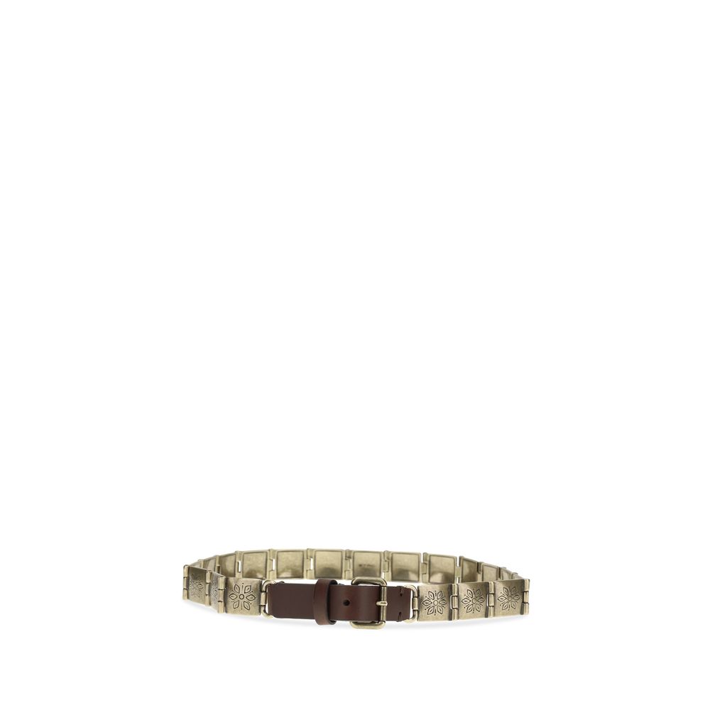 Etro Brown Calf Leather Bos Taurus Regular Belt - immagine 2