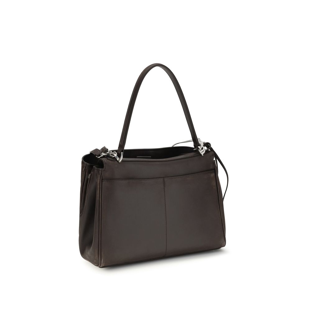 Balenciaga Brown Calf Leather Bos Taurus Shoulder Bag - immagine 3