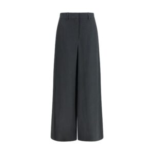 Giorgio Armani Gray Linen Casual Pants