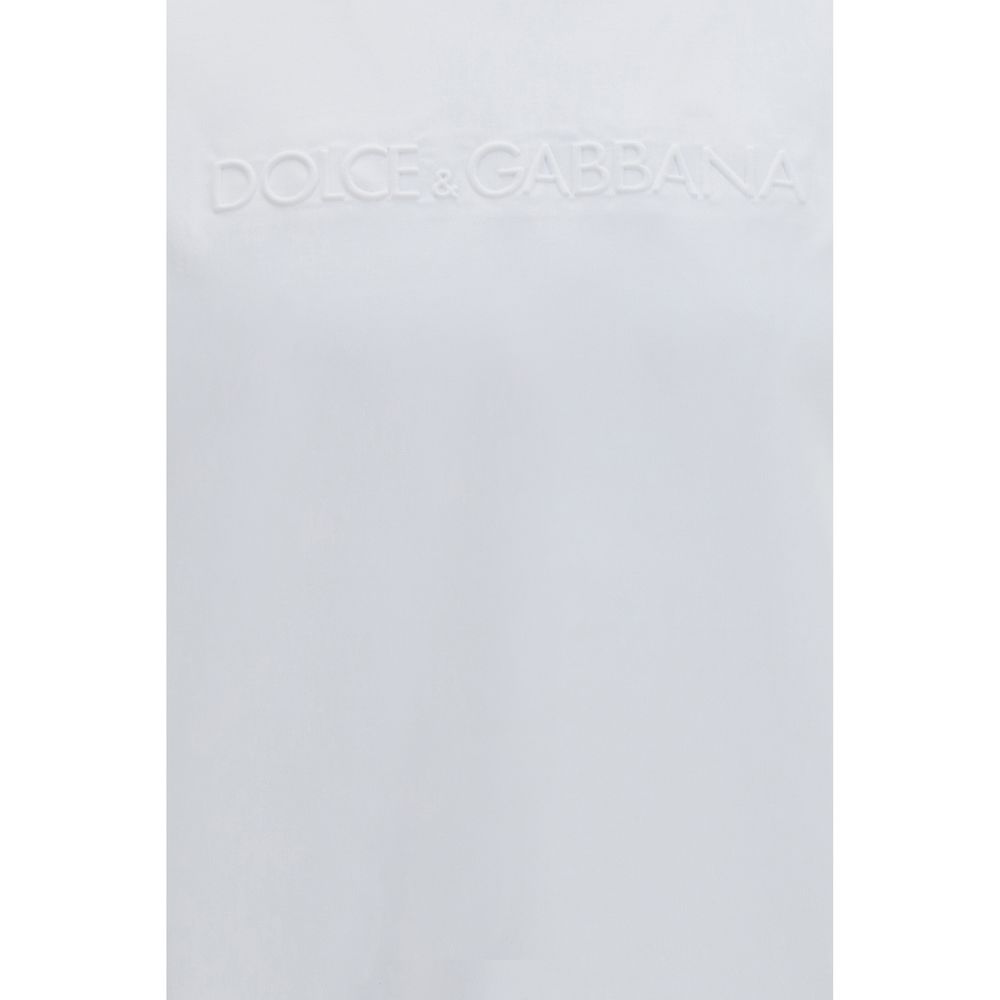 Dolce & Gabbana White Cotton T-Shirt - immagine 3