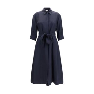 P.A.R.O.S.H. Blue Viscose Casual Dress
