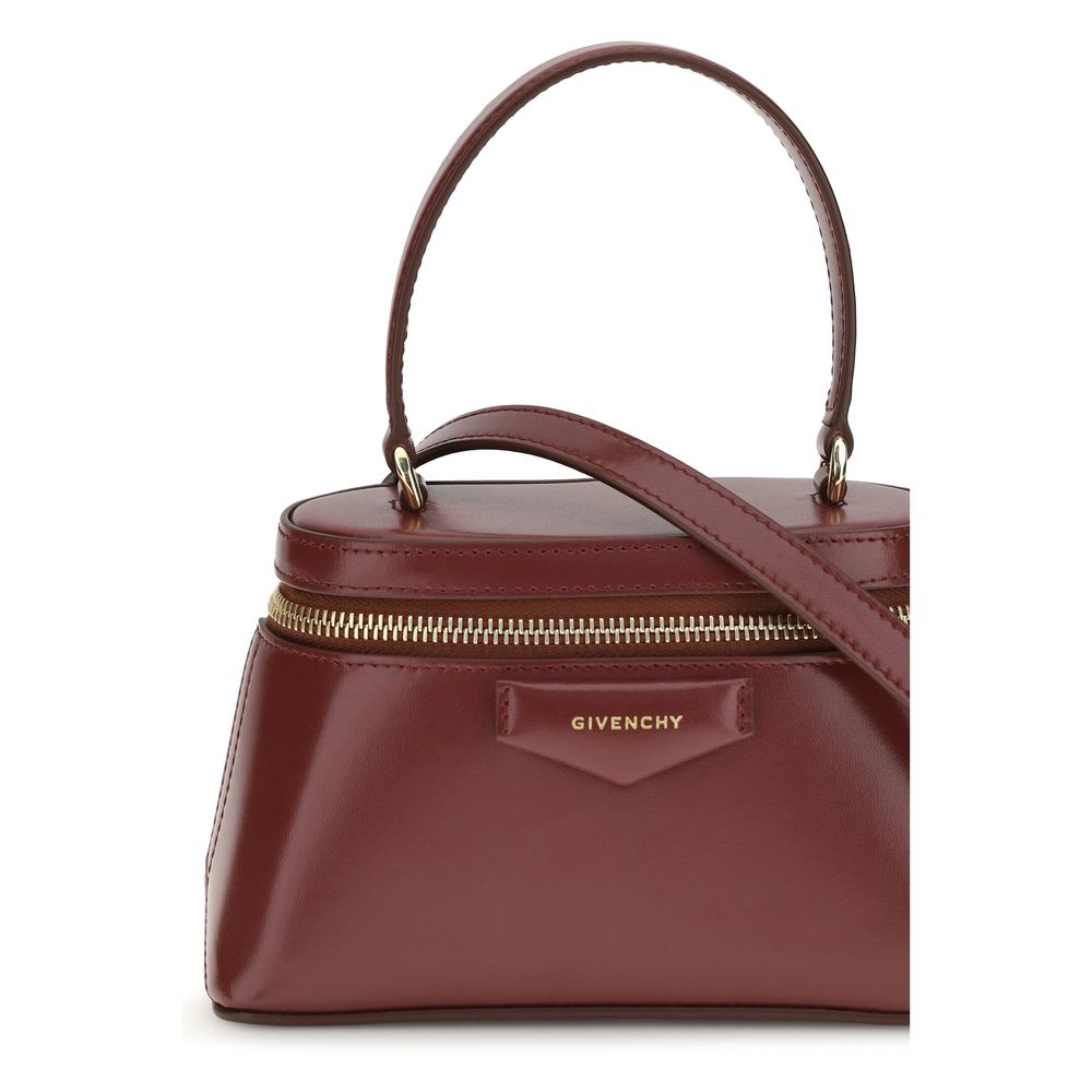 Givenchy Bordeaux Calf Leather Bos Taurus Handbag - immagine 4