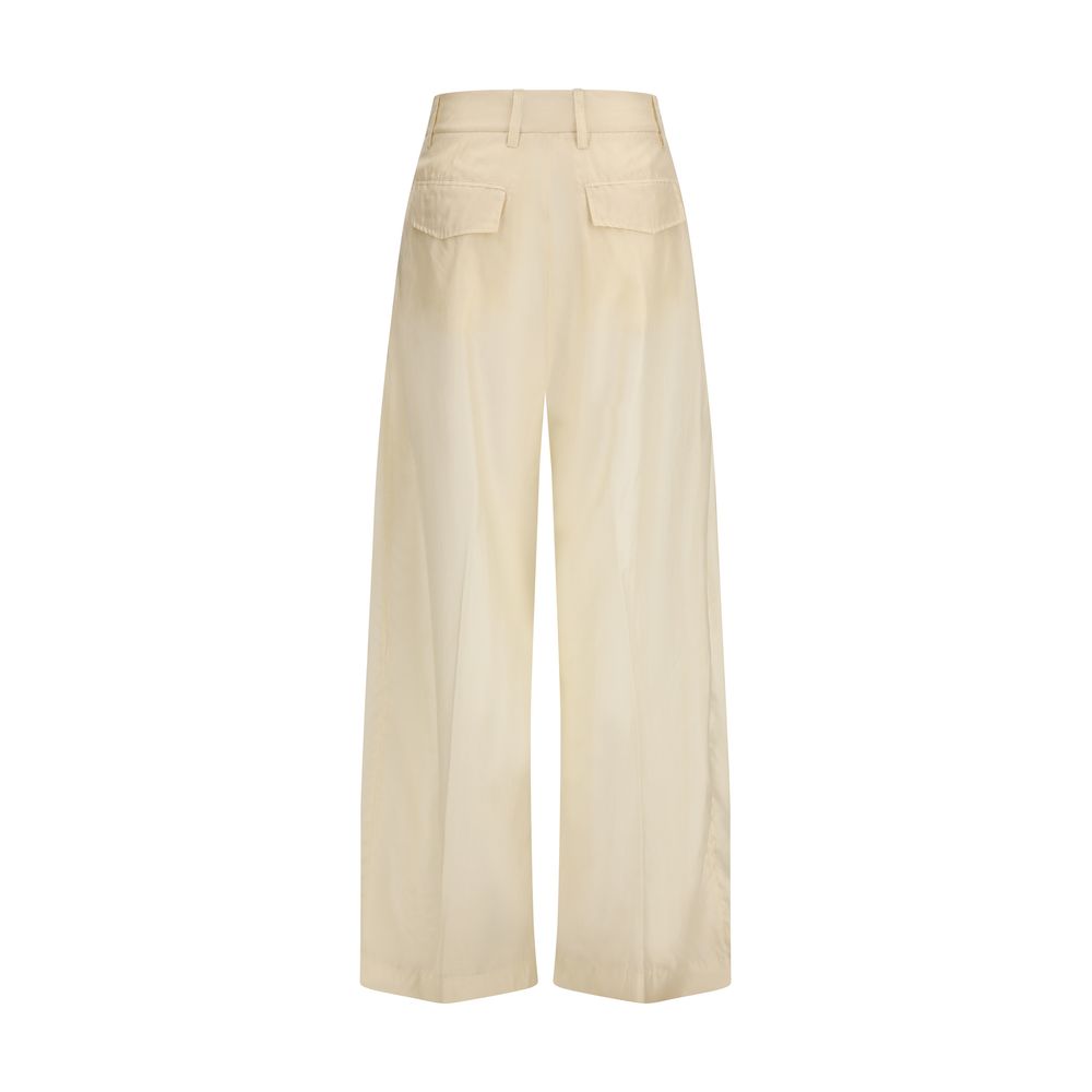 The Latest Beige Cotton Casual Pants - immagine 2