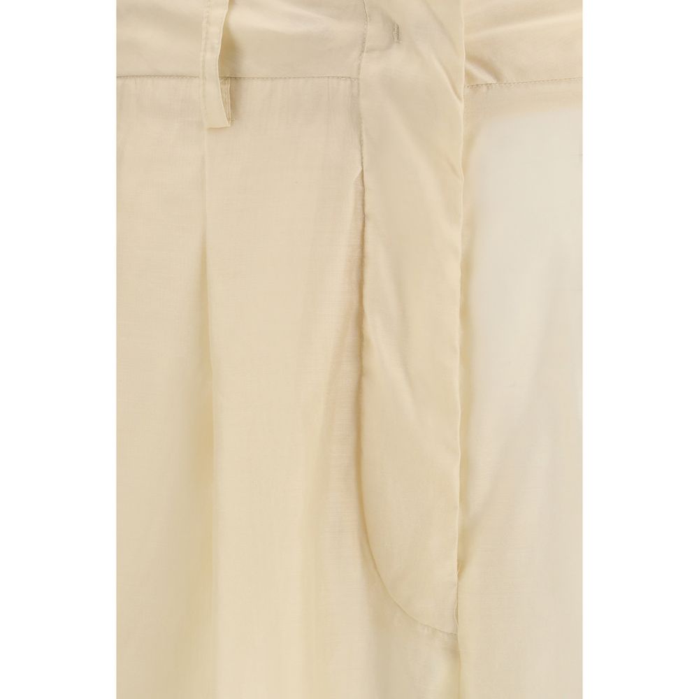 The Latest Beige Cotton Casual Pants - immagine 3