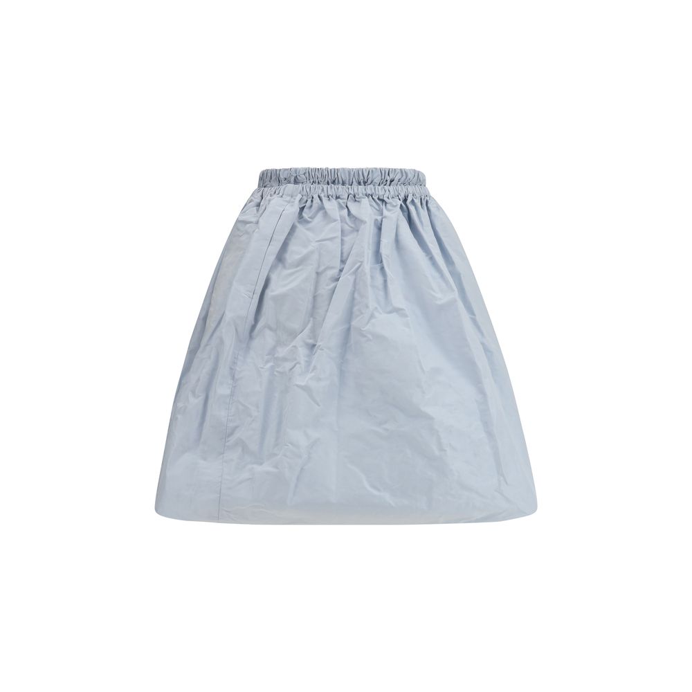 Prada Blue Silk Long Skirt - immagine 2