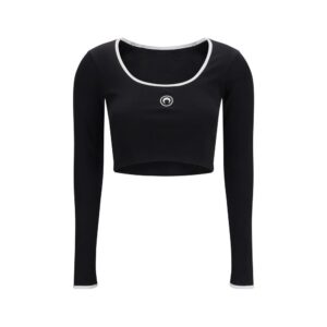 Marine Serre Black Cotton Sportswear